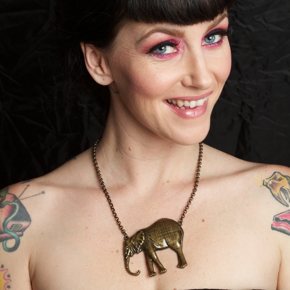 Elephant Necklace Large and Lovely Africa Safari